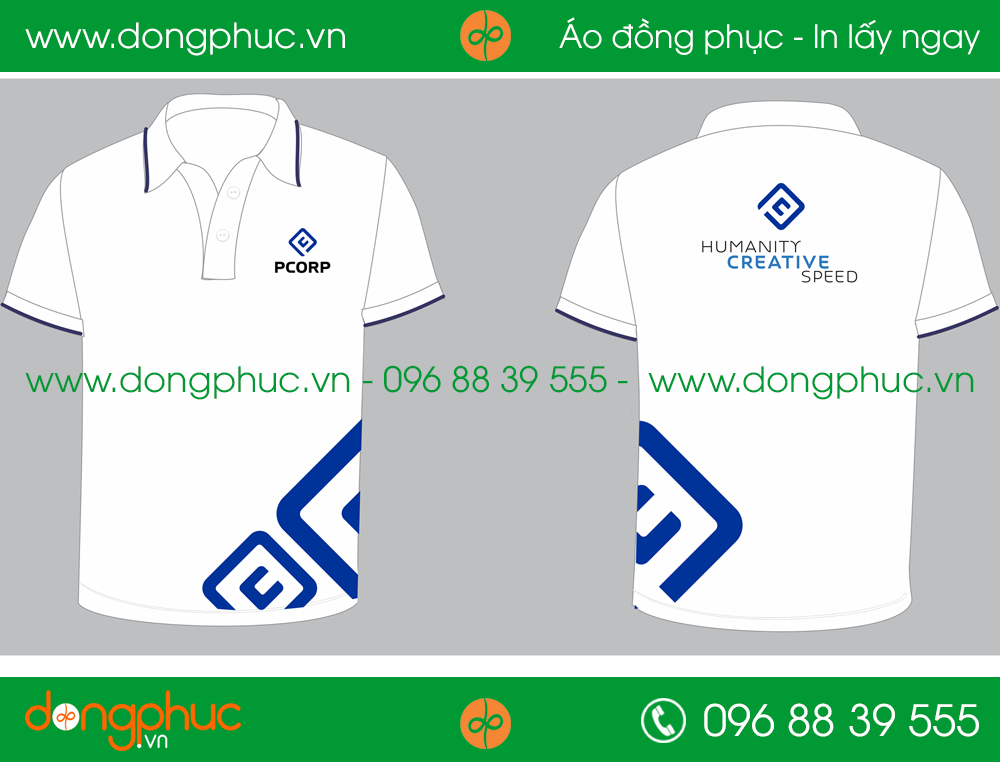 Áo phông đồng phục công ty PCORP
